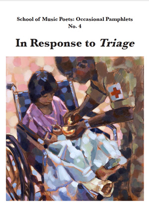 Triage cover showing an image of an injured girl in a wheelchair.